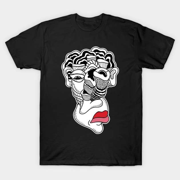 Brain Waves T-Shirt by PLS